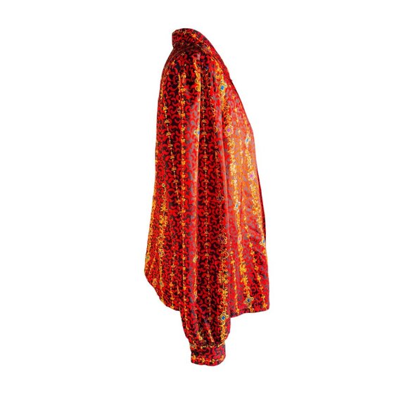 Alicia Button Down Blouse Vintage Women Size 12 - Picture 4 of 9